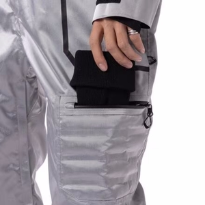 ชุดสกีหิมะของผู้ชายชุดกันลมกันน้ำแจ็คเก็ตบุนวมชุดสกีชิ้นเดียวสำหรับผู้หญิงชุดจั๊มสูทเล่นสกีกลางแจ้งกันลม - Product Image 5