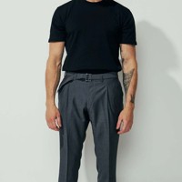 Pantalon de survêtement biker personnalisé pour hommes, couleur unie, taille mi-haute, respirant, léger, style urbain, coupe droite, effet délavé, vente en gros