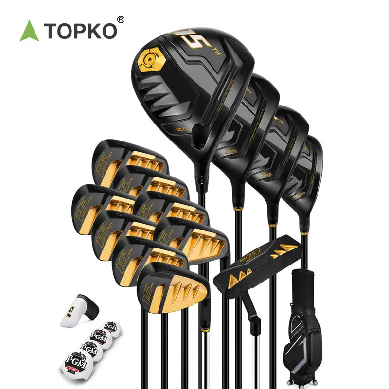 Topko Hoge Kwaliteit Golf Heren Professionele Pole Club Set 13 Stuks Carbon Golf Clups Complete Set