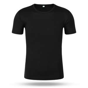 T-shirt personnalisé OEM, teint en pièce, taille européenne, 100 % polyester, respirant, écologique, à manches courtes, grande taille, pour promotion - Product Image 1