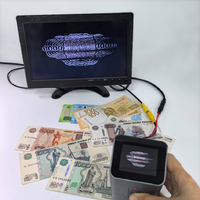 Détecteur de billets laser mini X51 avec écran de 10,1 pouces, compteur de billets qui détecte les billets de banque en roubles russes, livres turques, dollars hongkongais, francs suisses, détecte les billets suspects