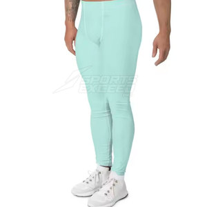 En Stock, Leggings para Hombre de Alta Calidad, Cintura Elástica Ajustable, Spandex/Poliéster, Personalizables, Mejor Precio, Hechos en Pakistán - Product Image 4