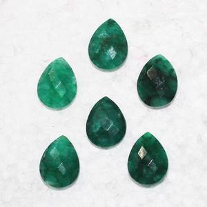 Piedra preciosa tallada natural del octágono de la pera Oval de la esmeralda mejor para el uso de la fabricación de la joyería en la venta al por mayor de la venta al por mayor OEM - Product Image 5