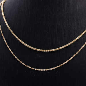 White Gold Plated Sterling <b>Silver</b> <b>Rope</b> Link <b>Chain</b> Necklace for Men's Hip Hop Style with Diamond Accents - Product Image 5