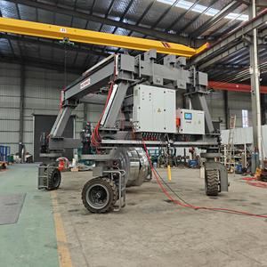 Grue à <span class=keywords><strong>portique</strong></span> électrique RTG de 20 tonnes à pneus en caoutchouc avec <span class=keywords><strong>crochet</strong></span> de type C, utilisée en extérieur, 10 m - Product Image 4