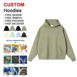 เสื้อฮู้ดดี้ผู้ชายคุณภาพสูง เสื้อสเวตเชิ้ตแบบ unisex ทรงโอเวอร์ไซส์ เสื้อฮู้ดดี้แบบสวมหัว สกรีนโลโก้ได้ เสื้อฮู้ดดี้ผ้าคอตตอนหนานุ่มสำหรับผู้ชาย สั่งทำได้ - Product Image 1