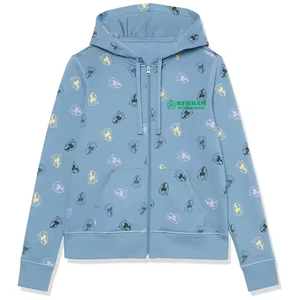 Sweat-shirt unisexe zippé 2026 de haute qualité 100 % coton respirant à séchage rapide avec doublure polaire/tissu éponge français pour l'hiver - Product Image 2