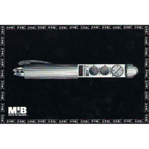 Carte postale Men in Black en métal durable - Product Image 1