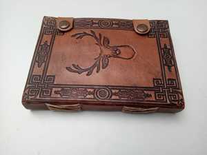 Journal Cahier en cuir Cahier à usage personnel Journal de voyage Personnaliser Cahier en cuir Journal en papier vierge - Product Image 4