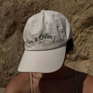 หมวกแก๊ปปักมงกุฎสำหรับสตรีทแวร์และใช้ในชีวิตประจำวันผ้าฝ้ายน้ำหนักเบาผสมผสานปรับได้พอดีกับการออกแบบหกแผงและขอบ - Product Image 2