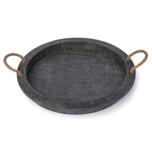 Modern Look Handcrafted Jute Serving <b>Tray</b> Hotel Restaurant <b>Tray</b> Decoration Round Elegant For Home Hotel <b>Kitchen</b> Serving Usage - Product Image 5