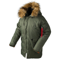 Parka longue homme personnalisable avec logo, mode hiver, chaud, en coton, coupe-vent, réversible, options grandes tailles, col montant