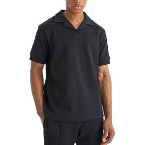 Nouveaux polos pour hommes à manches courtes, coupe ajustée, avec fermeture éclair 1/4, design personnalisé, haute qualité, très demandés, vente en gros - Product Image 5