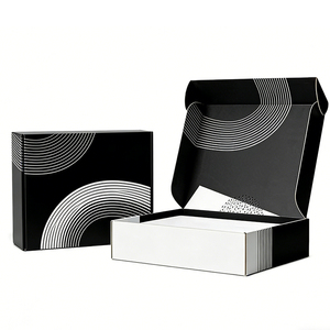 Mailer Shipping Corrugated Express Carton Mailing <b>Cardboard</b> <b>Packing</b> Garment Postal Gift Mailers Paper <b>Box</b> Tear Strip Zipper <b>Box</b> - Product Image 6
