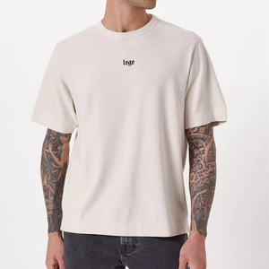 T-shirts de gym pour hommes personnalisés 100% jersey de coton coupe ajustée gris solide logo vierge design brodé anti-rides en vrac - Product Image 1