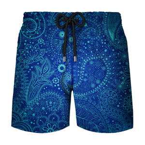 2025 conception personnalisée hommes natation Gym porter meilleure vente shorts de haute qualité avec décoration de motif de remise en forme sublimée - Product Image 2