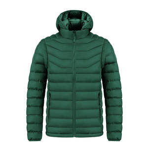 Chaqueta Bomber Acolchada para Hombre, Invierno, Casual, Cuello Alto, Logotipo Frontal, Tela Gruesa de Lona, Personalizable, Impermeable, para Exteriores, Venta al Por Mayor - Product Image 6