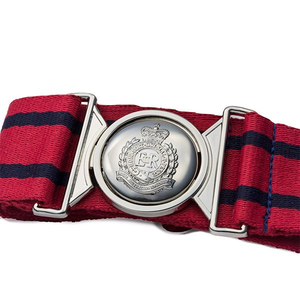 Uniforme de campo de cuero con cinturón de brocado de colores sólidos OEM con hebilla para venta al por mayor - Product Image 6