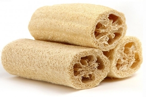 New Arrivals <b>Natural</b> Loofah Body Scrub Bath <b>Sponge</b> Exfoliation Pad Luffa <b>Sponge</b> Loofah Scrubber for Body Bathing - Product Image 4