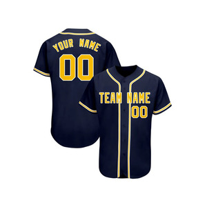 Jersey de béisbol para hombre, estampado personalizado, manga larga, uniforme juvenil, tela transpirable, fábrica al por mayor - Product Image 1