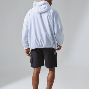 Veste coupe-vent légère de printemps pour homme, en nylon, avec capuche, pour le sport et les voyages, vente en gros - Product Image 2