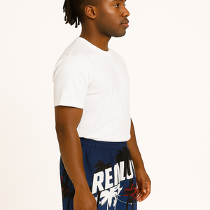 Pantalones cortos de malla sublimada Premium para hombre 100% poliéster, transpirables, de secado rápido, ajuste personalizado para ropa de calle y moda informal - Product Image 2