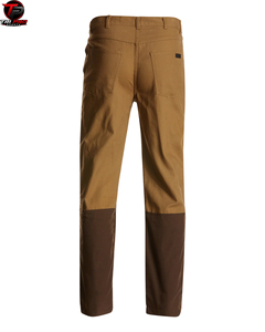 Pantalon de chasse en coton marron respirant et imperméable, coupe droite, pour activités de plein air, avec imprimé et logo personnalisé - Product Image 2