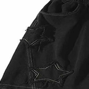 กางเกงขาสั้นผู้ชายวินเทจฤดูร้อนทรงหลวมผ้าฝ้ายเทอร์รี่สไตล์สตรีทแวร์ทรงหลวมพิมพ์ลาย - Product Image 5