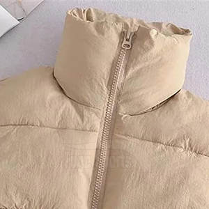 Chaleco de burbuja sin mangas transpirable de lana reversible de invierno para hombre - Product Image 3