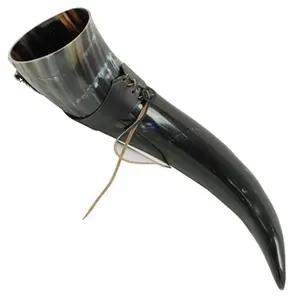 cow horn natural color and drinking Authentic Viking drinking horn for beer high quality ox/cow polished horn for drinking