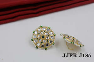 แหวนสวมนิ้วแฟชั่นอัลลอยพรีเมี่ยมสำหรับผู้หญิงเครื่องประดับดีไซน์เนอร์ปรับได้สำหรับงานแต่งงานเจ้าสาวงานเลี้ยงแบบลำลองแบบดั้งเดิม - Product Image 5