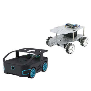 Châssis de voiture robot 4x4 personnalisable, roues tout-terrain de 8 pouces, capacité de charge de 40 kg, solution d'ingénierie innovante pour les kits de robotique - Product Image 1