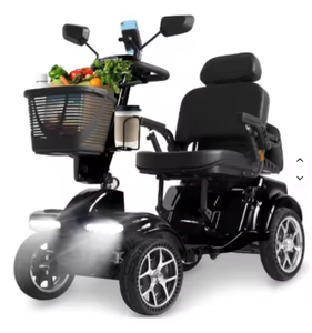 รถเข็น 4 ล้อ สำหรับการเคลื่อนที่, ใช้งานนอกถนน, พกพาสะดวก, พับเก็บได้, เบาะรองนั่งเมมโมรี่โฟม - Product Image 1