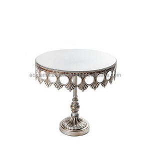 Soporte de pastel redondo bajo chapado en oro con base de diamante estilo personalizado Ideal para bodas cumpleaños ocasiones especiales producto superior - Product Image 3