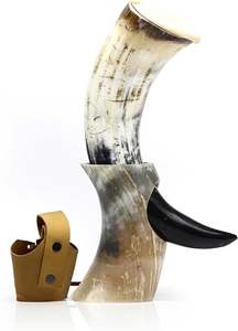 Auténtica artesanía nórdica en cuerno vikingo, edición de coleccionista de cuerno vikingo grabado de primera calidad a precio económico por CRAFT ZONE EXPORT - Product Image 4