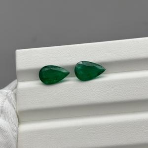 Esmeralda Natural de Primera Calidad, Corte Pera de 4 Quilates, Piedra de Nacimiento de Mayo, para Anillos Hechos a Mano, Esmeralda Suelta, Proveedor de Joyería al por Mayor - Product Image 1