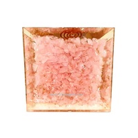 Pyramides d'orgone en quartz rose naturel faites à la main pierre précieuse agate orgonite shree yantra amour pyramide de guérison métaphysique