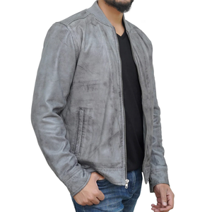 Chaqueta de cuero transpirable de invierno para hombre, abrigo cortavientos de invierno para Spring Front Logo - Product Image 5