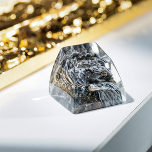 Keycaps Mystiques Anime, Keycaps Artisanaux Personnalisés, Keycaps Anime Mignons, Keycaps Verts, Ensemble de Keycaps, Keycaps en Résine - Product Image 5