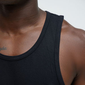 เสื้อกล้ามไซส์ใหญ่พิเศษสำหรับผู้ชายผ้าฝ้าย100% พิมพ์ลายแบบกำหนดเองได้ - Product Image 4