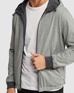 Streetwear classique matelassé Bomber réversible veste à glissière hommes léger chaud tenue décontracté veste avec personnaliser les patchs - Product Image 3