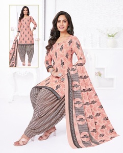 Indische handgemachte Patiyala-Anzüge für Frauen tragen täglich Baumwolle Salwar Kameez Neueste <span class=keywords><strong>Punjabi</strong></span>-Anzug
