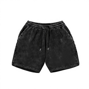 Casual Everyday Athletic Pocket Mid Length Comfortable <b>Pull</b> Mens Soft Fleece Shorts Drawstring Waist Lounge Fitness Exercise - Product Image 1