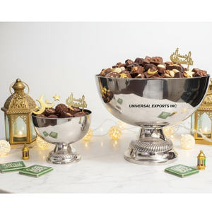 Tazón de Chocolate de Metal Pulido Espejo, Forma Redonda, Nuevo Tazón de Dulces de Lujo, Decoración de Mesa, Tazón de Chocolate de Lujo - Product Image 3