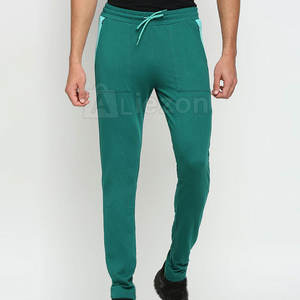 Pantalones de hombre con estampado de logotipo de marca personalizado, pantalones deportivos informales de algodón de cintura alta, pantalones ligeros con patrón recto - Product Image 1