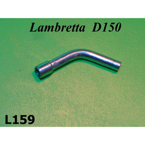 Angled 'L' shaped spacer tube for <b>throttle</b> <b>cable</b> Lambretta D150 - Product Image 1