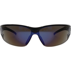 Racer 2.0 Safety <b>Glasses</b> EN 166/172 Black/Blue Temples Mirrored <b>Polycarbonate</b> Lens PRO FIT - Product Image 3