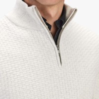 Pull tricoté respirant pour homme, col rond, en polyester/coton, anti-boulochage, séchage rapide, avec logo frontal, style TWINSET, vente en gros, collection printemps