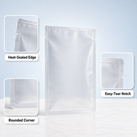 Bolsa de Plástico Transparente Impresa Personalizada, Sellado de 3 Lados, Termosellable, para Envasado de Alimentos, Dulces, Frutos Secos, Polvo, Muestras