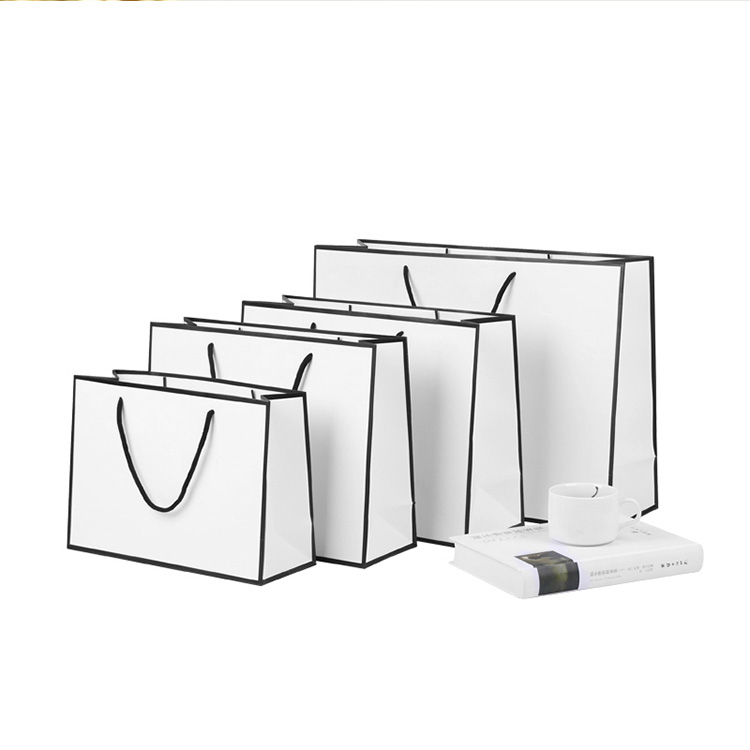 Promotional Handmade Art Paper Recyclable Lightweight Customizable Gift Bag Decorative Laminated Tote for Candle Special